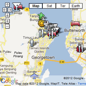 click for our interactive map of Penang