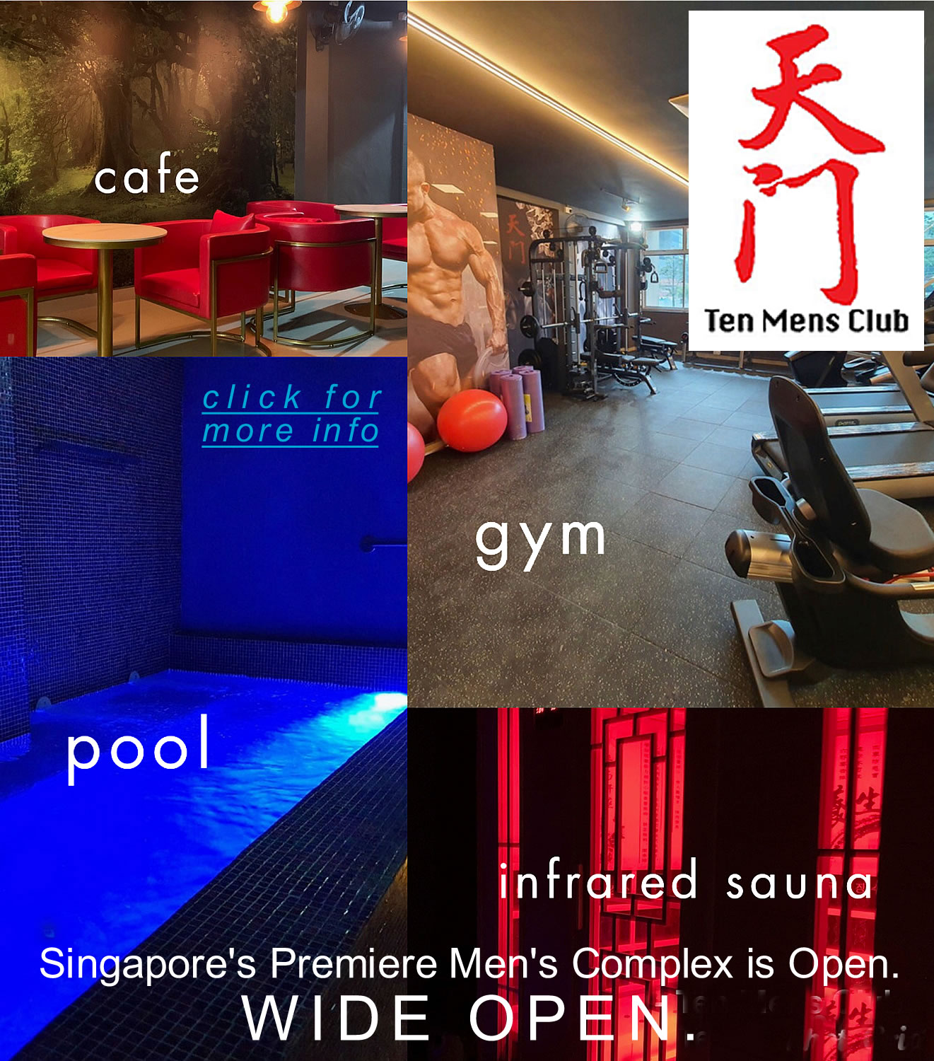click here for TEN MENS CLUB, Singapore