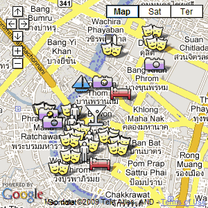 click for our interactive map of the Rattanakhosin area