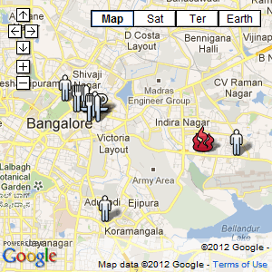 click for our interactive map of Bangalore / Bengaluru
