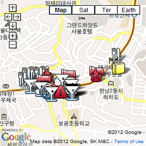 click for our interactive map of Itaewon