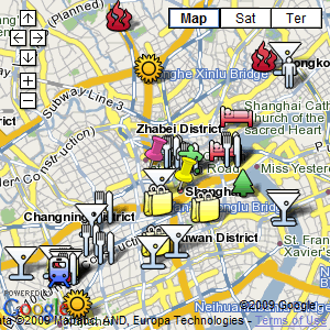 click for our interactive map of Shanghai