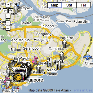 click for our interactive map of Singapore